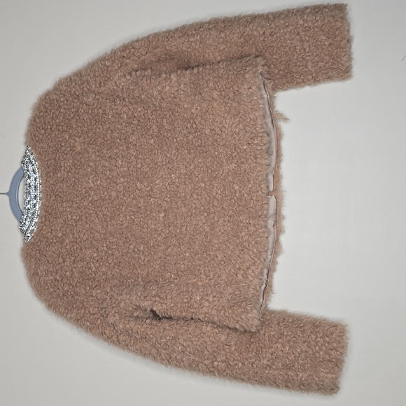 NWT Cinq A Sept Shearling Christie Jacket Sz Large Camel - Picture 5 of 11